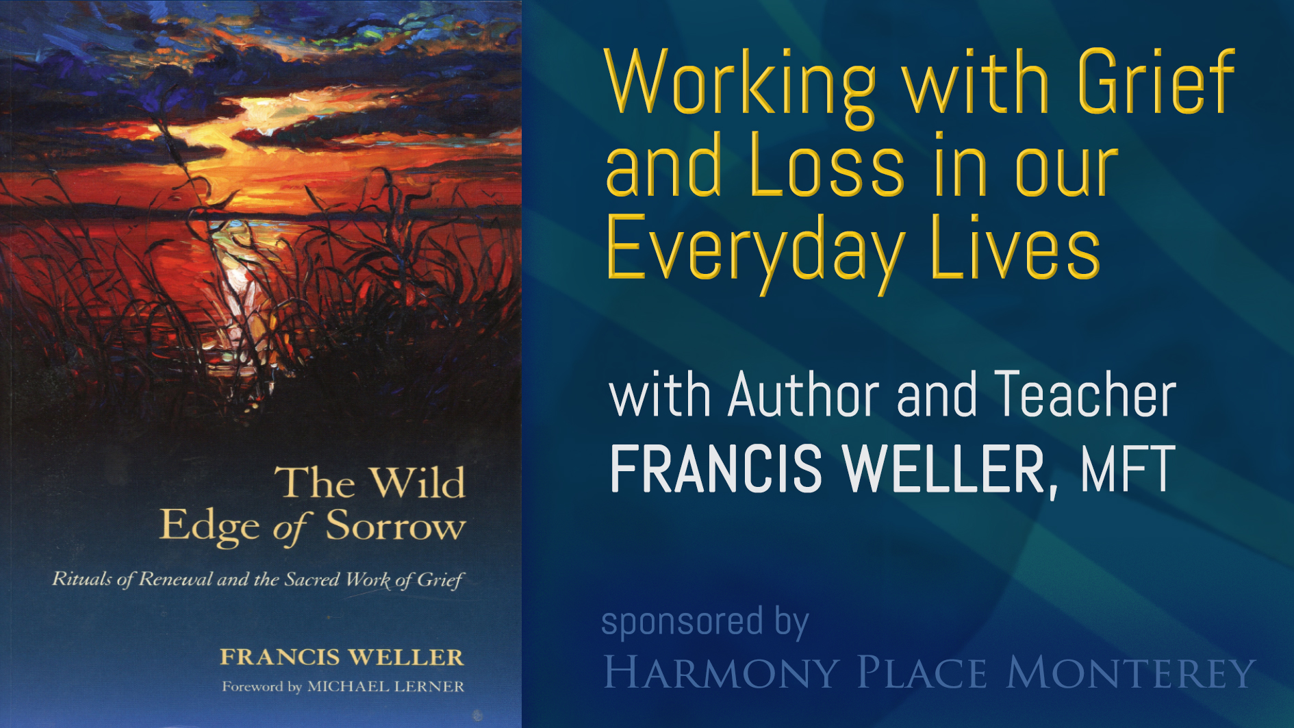 WORKSHOP VIDEO: The Wild Edge of Sorrow, with Author Francis Weller, MFT