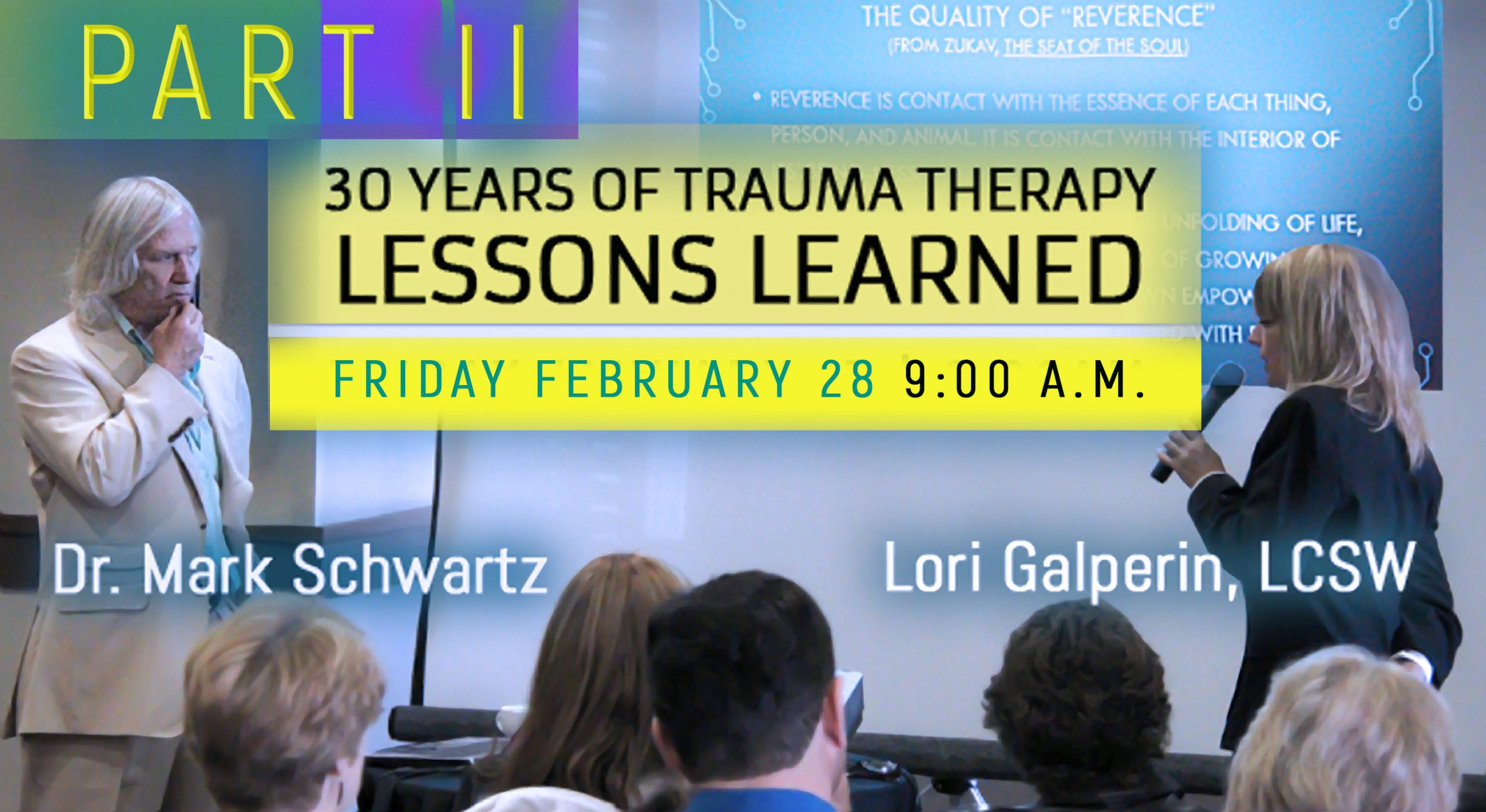 WEBINAR VIDEO PART II<br></noscript> 30 YEARS OF TRAUMA THERAPY